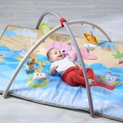 Taf Toys - Seaside Pals Baby Activity Gym– Speelkleed Met Afneembare Bogen In Zee Thema Met Spiegel, Knispergeluidjes En Verschillende Speeltjes. -babygyms Winkel 550x550 366