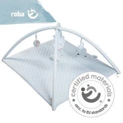Roba Benny Speelkleed Met Babygym 85 X 75 Cm Blauw -babygyms Winkel 550x550 395