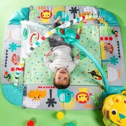 Babygym, Baby Cadeau - Jongen & Meisje, Dierenvriendjes Speelmat, Interactief Speelgoed - Multikleuren. -babygyms Winkel 550x550 471