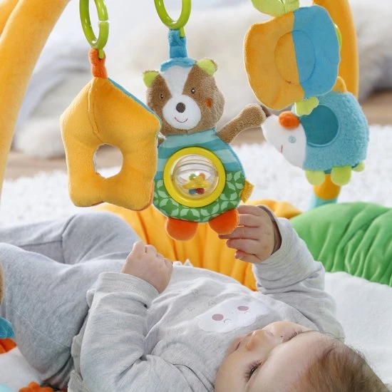Babygym, Baby Cadeau - Jongen & Meisje, Dierenvriendjes Speelmat, Interactief Speelgoed - Multikleuren. 2 Babygym, Baby Cadeau - Jongen & Meisje, Dierenvriendjes Speelmat, Interactief Speelgoed - Multikleuren. - Afbeelding 2