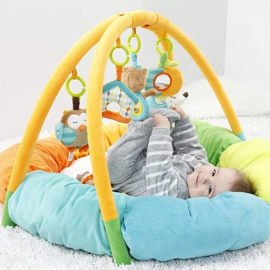 Babygym, Baby Cadeau - Jongen & Meisje, Dierenvriendjes Speelmat, Interactief Speelgoed - Multikleuren. 6 Babygym, Baby Cadeau - Jongen & Meisje, Dierenvriendjes Speelmat, Interactief Speelgoed - Multikleuren. - Afbeelding 6