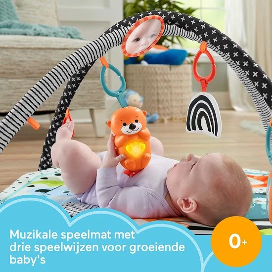 Babygym, Baby Cadeau - Jongen & Meisje, Dierenvriendjes Speelmat, Interactief Speelgoed – Multikleuren 4 Babygym, Baby Cadeau - Jongen & Meisje, Dierenvriendjes Speelmat, Interactief Speelgoed – Multikleuren - Afbeelding 4