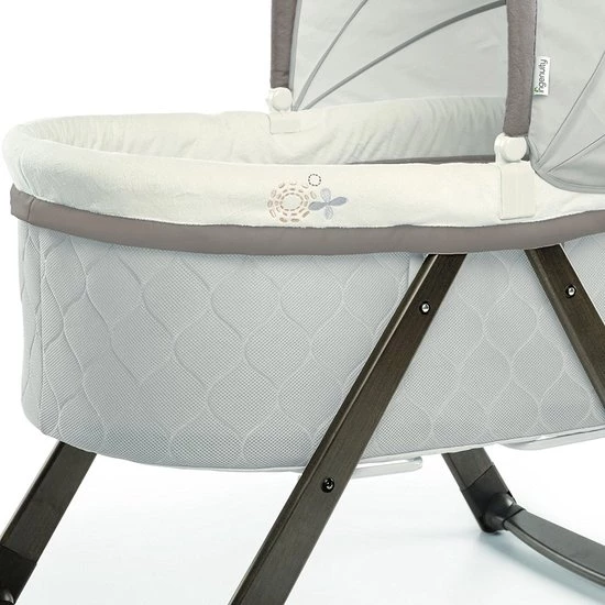 Bright Starts FoldAway Rocking Wood Bassinet - Carrington 9 Bright Starts FoldAway Rocking Wood Bassinet - Carrington - Afbeelding 9