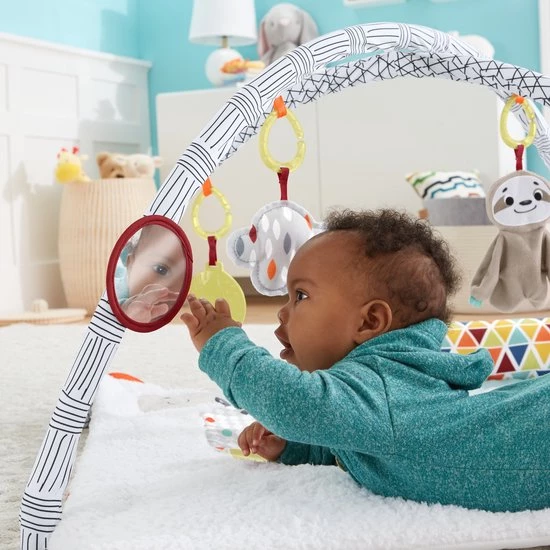 Fisher-Price Baby Gym - Speelmat Met 21 Zintuigelijke Ontdekkingsspeeltjes 7 Fisher-Price Baby Gym - Speelmat Met 21 Zintuigelijke Ontdekkingsspeeltjes - Afbeelding 7