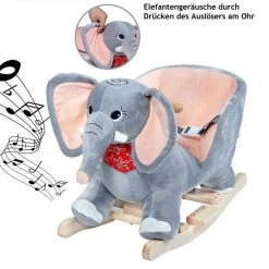 Spielwerk Schommelstoel Kinderen Olifant Met Veiligheidsgordel -babygyms Winkel 550x550 612