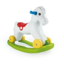 Moony Hobbelpaard – Wit Met Groen – Hobbelfiguur - Schommelpaardje Baby – Hobbeldier – Hobbelpaard 1 Jaar – Schommeldier - Hobbelpaard Baby – Schommelpaard - Speelgoed Paard – Rijdend Paard – Hobbelpaard 2 Jaar – Hobbelpaard 3 Jaar -babygyms Winkel 550x550 627