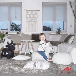 Hippy Skippy Konijn Skippybal - 81 Cm - Grijs -babygyms Winkel 550x550 641