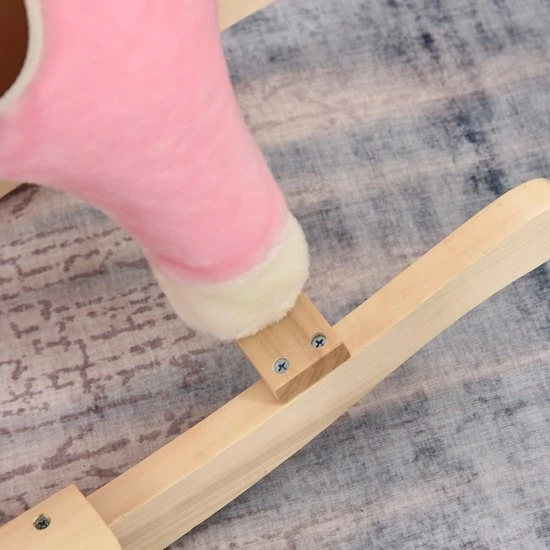 Zenzee Hobbeldier - Hobbelpaard - Paarden - Speelgoed Voor 36-72 Maanden - 65L X 32,5W X 61H Cm - Roze 5 Zenzee Hobbeldier - Hobbelpaard - Paarden - Speelgoed Voor 36-72 Maanden - 65L X 32,5W X 61H Cm - Roze - Afbeelding 5