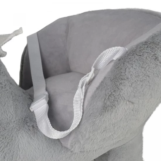 Infantastic GoodVibes - Hobbelpaard Voor Baby En Kind - Schommel Olifant - Stevige Constructie - Knuffelzacht Met Geluidseffecten - Grijs 12 Infantastic GoodVibes - Hobbelpaard Voor Baby En Kind - Schommel Olifant - Stevige Constructie - Knuffelzacht Met Geluidseffecten - Grijs - Afbeelding 12
