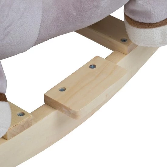 BabyGO Hobbeldier - Schommeldier - Hobbelpaard - Lama 6 BabyGO Hobbeldier - Schommeldier - Hobbelpaard - Lama - Afbeelding 6