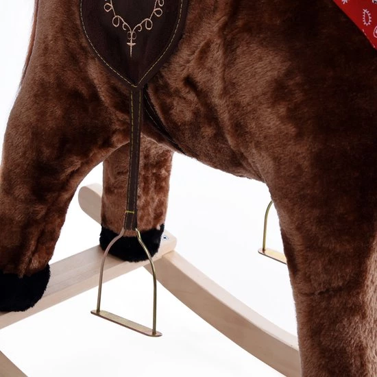 Merkloos Spielwerk Schommelstoel Kinderen Paard Met Stojgbeugels 3 Merkloos Spielwerk Schommelstoel Kinderen Paard Met Stojgbeugels - Afbeelding 3