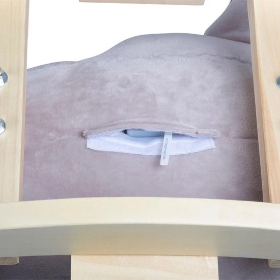 BabyGO Hobbeldier - Schommeldier - Hobbelpaard - Husky 2 BabyGO Hobbeldier - Schommeldier - Hobbelpaard - Husky - Afbeelding 2