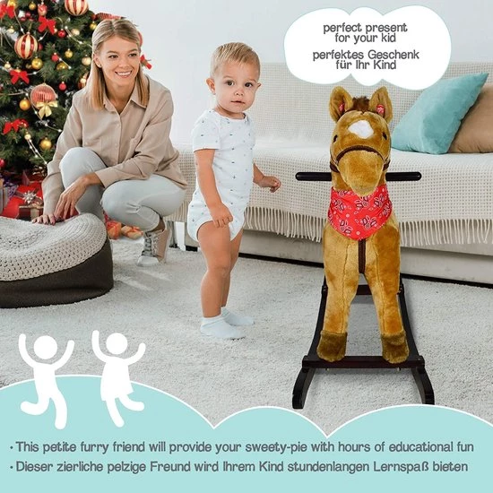 Infantastic® Hobbelpaard - Vanaf 1 Jaar - Met Geluidseffecten - Schommelspeelgoed 5 Infantastic® Hobbelpaard - Vanaf 1 Jaar - Met Geluidseffecten - Schommelspeelgoed - Afbeelding 5