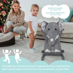 Infantastic- Hobbeldier, Schommel Olifant, Hobbel Olifant-muziekfunctie -babygyms Winkel 550x550 735