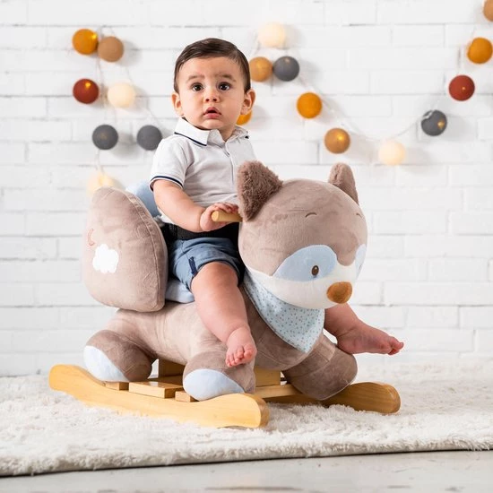 Nattou Wasbeer Bob - Hobbelpaard - Schommelpaard - 10 Tot 36 Maand 3 Nattou Wasbeer Bob - Hobbelpaard - Schommelpaard - 10 Tot 36 Maand - Afbeelding 3