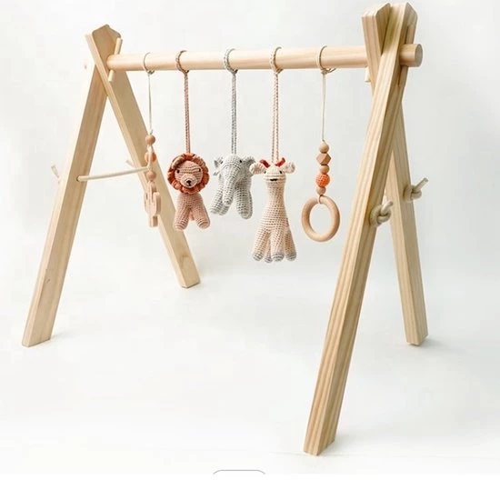 Merkloos Babygym Houten Baby Speelgoed Vanaf 0 Jaar - Kraamcadeau - Veilig - Ce Gecertificeerd - Houten Speelgoed - 5 Hangers - Gehaakt - Babyshower Cadeau - Hout - Verschillende Kleuren - Olifant - Leeuw - Giraffe - Palmboom - Baby Gym - Baby Rek 4 Merkloos Babygym Houten Baby Speelgoed Vanaf 0 Jaar - Kraamcadeau - Veilig - Ce Gecertificeerd - Houten Speelgoed - 5 Hangers - Gehaakt - Babyshower Cadeau - Hout - Verschillende Kleuren - Olifant - Leeuw - Giraffe - Palmboom - Baby Gym - Baby Rek - Afbeelding 4