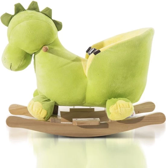 Merkloos Hobbeldraak Gemaakt Van Polar Fleece - Hobbelpaard - Hobbeldier 2 Merkloos Hobbeldraak Gemaakt Van Polar Fleece - Hobbelpaard - Hobbeldier - Afbeelding 2