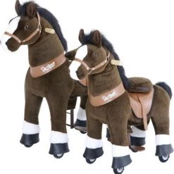 PonyCycle Donkerbruin Met Witte Bles, Klein - Ux321‎‎ -babygyms Winkel 550x557 8