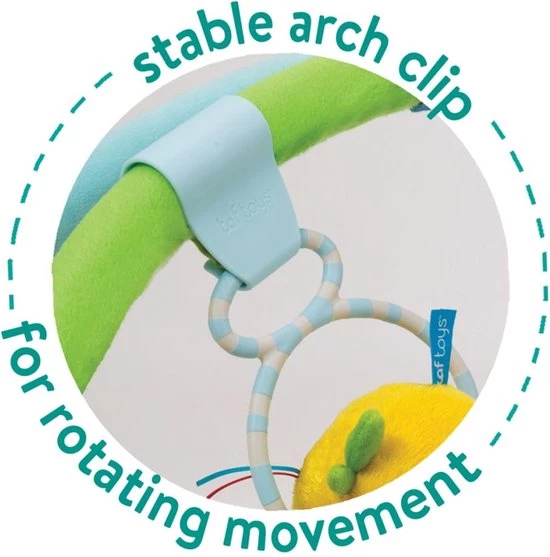 Taf Toys Baby Gym - Speelkleed Met Afneembare Bogen En Speeltjes - 0 - 24 Mnd 2 Taf Toys Baby Gym - Speelkleed Met Afneembare Bogen En Speeltjes - 0 - 24 Mnd - Afbeelding 2