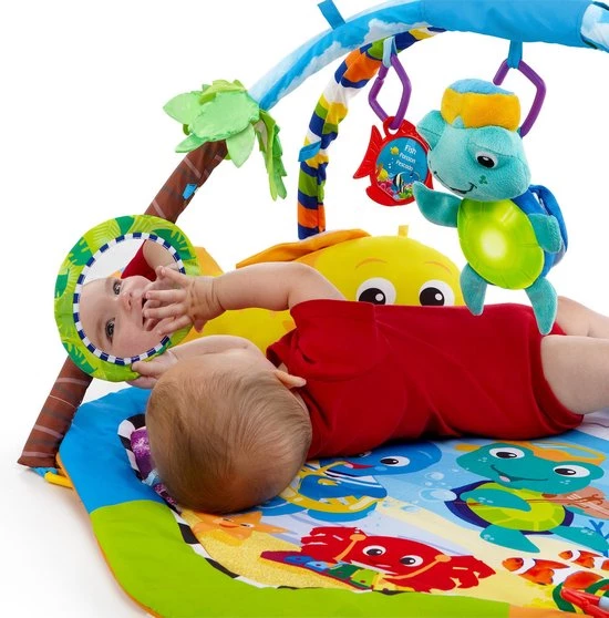 Babygym, Baby Cadeau - Jongen & Meisje, Dierenvriendjes Speelmat, Interactief Speelgoed - Multikleuren. 3 Babygym, Baby Cadeau - Jongen & Meisje, Dierenvriendjes Speelmat, Interactief Speelgoed - Multikleuren. - Afbeelding 3