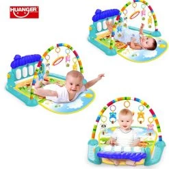 Huanger Babygym Met Speeltjes En Piano Voor Baby 0-2 Jaar - Babymat - Baby Speelmat - Interactief Speelmat -babygyms Winkel 550x558