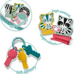 SES Tiny Talents - Sense Around Activiteiten Ring - Speelring - Inclusief Ringen, Contrastkaartjes En Bijtsleutels 12 SES Tiny Talents - Sense Around Activiteiten Ring - Speelring - Inclusief Ringen, Contrastkaartjes En Bijtsleutels -babygyms Winkel 550x564 1