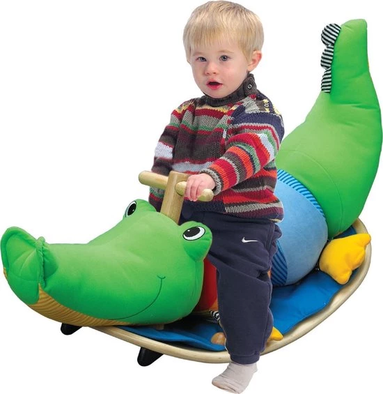 Wonder-World Hobbelkrokodil Wonderwold 90x36x48 Cm 1 Wonder-World Hobbelkrokodil Wonderwold 90x36x48 Cm