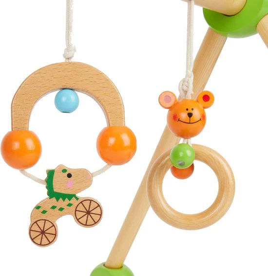 Bieco Toys My First Gym Oranje Groen Houten Babygym 23000012 3 Bieco Toys My First Gym Oranje Groen Houten Babygym 23000012 - Afbeelding 3