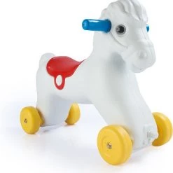 Moony Hobbelpaard – Wit Met Groen – Hobbelfiguur - Schommelpaardje Baby – Hobbeldier – Hobbelpaard 1 Jaar – Schommeldier - Hobbelpaard Baby – Schommelpaard - Speelgoed Paard – Rijdend Paard – Hobbelpaard 2 Jaar – Hobbelpaard 3 Jaar -babygyms Winkel 550x570 1