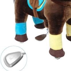 PonyCycle Luxe Speelgoed - Rijpaard Donkerbruin Klein K35 8 PonyCycle Luxe Speelgoed - Rijpaard Donkerbruin Klein K35 -babygyms Winkel 550x574 4