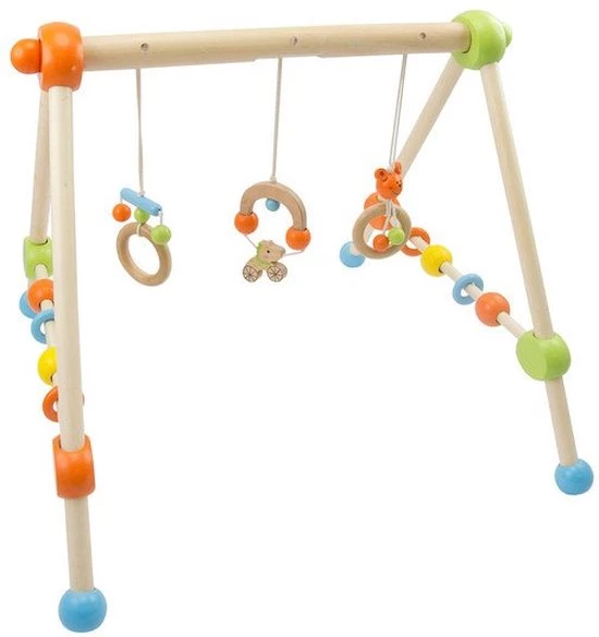 Bieco Toys My First Gym Oranje Groen Houten Babygym 23000012 7 Bieco Toys My First Gym Oranje Groen Houten Babygym 23000012 - Afbeelding 7