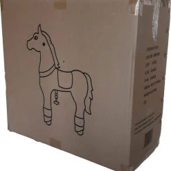 2iX - Rijdend Speelgoed Paard - Zwart - Pluche - Inline Skate Wielen - Hobbelpaard Voor Jongens En Meisjes 4 Tot 9 Jaar -babygyms Winkel 550x585 4