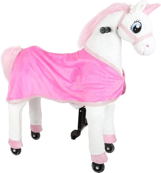 Small Foot Company Small Foot Rijpaard Eenhoorn Wit/roze 90 X 33 X 98 Cm 2 Small Foot Company Small Foot Rijpaard Eenhoorn Wit/roze 90 X 33 X 98 Cm - Afbeelding 2