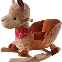 BabyGO Hobbeldier - Schommeldier - Hobbelpaard - Lama