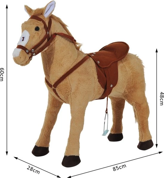 Merkloos Kinderpaard Staand Paard - 8 Merkloos Kinderpaard Staand Paard - - Afbeelding 8