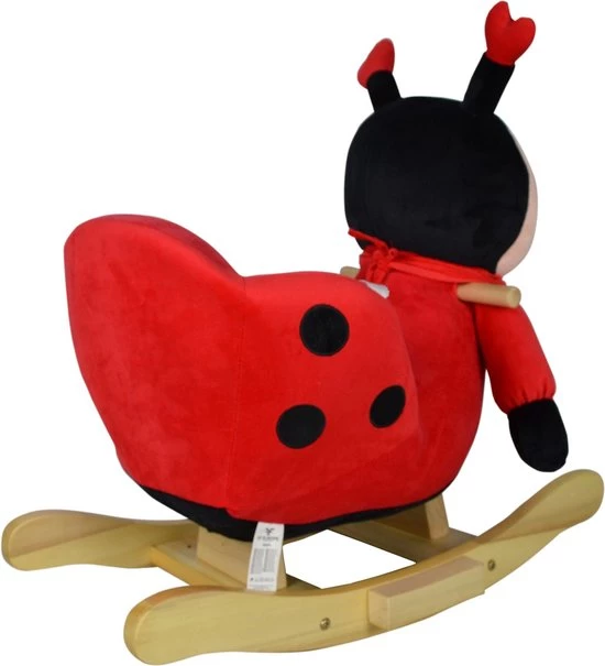 Infantastic GoodVibes - Hobbelpaard Voor Baby En Kind - Schommel Lieveheersbeest - Stevige Constructie - Knuffelzacht Met Geluidseffecten - Rood/Zwart Lieveheersbeestje 6 Infantastic GoodVibes - Hobbelpaard Voor Baby En Kind - Schommel Lieveheersbeest - Stevige Constructie - Knuffelzacht Met Geluidseffecten - Rood/Zwart Lieveheersbeestje - Afbeelding 6