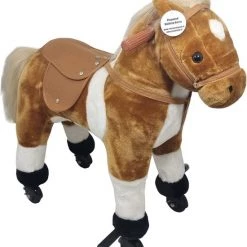 Playwood - Mechanisch Rijdend Paard Met Geluid 2e Kansje Beschadigde Wielkappen