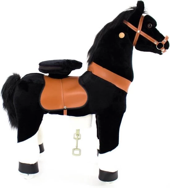 Ponycycle Paard Zwart Met Witte Vlek - 7+ - Tem 80kg 8 Ponycycle Paard Zwart Met Witte Vlek - 7+ - Tem 80kg - Afbeelding 8