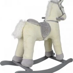 Infantastic GoodVibes - Hobbelpaard Voor Kinderen - Schommelpaard Silver Unicorn - Stevige Constructie - Knuffelzacht Met Geluidseffecten - Zilveren Eenhoorn -babygyms Winkel 550x615 2