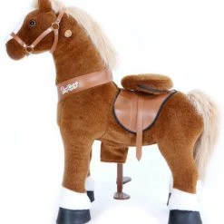 PonyCycle Lichtbruin Met Witte Bles, Klein - Ux324 8 PonyCycle Lichtbruin Met Witte Bles, Klein - Ux324 -babygyms Winkel 550x616 4