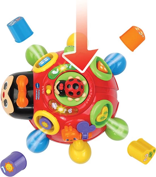 VTech Baby Vrolijke Vormenkever - Educatief Speelgoed - Activity Center - 1 Tot 3 Jaar - Duitstalig 2 VTech Baby Vrolijke Vormenkever - Educatief Speelgoed - Activity Center - 1 Tot 3 Jaar - Duitstalig - Afbeelding 2