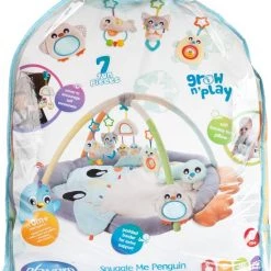 Playgro Snuggle Me Penguin Tummy Time Gym - Babygym Met Buikligkussen - Speelkleed - Speeltapijt -babygyms Winkel 550x626