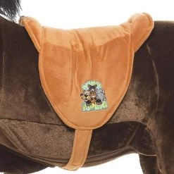 Animal Riding Paard Maharadscha Zwart Medium / Large - Rijdend Paardenspeelgoed - Paardenspeelgoed - Zadelhoogte 67 CM- Verstelbaar Pedaal 3 Standen - Afneembaar Zadel -babygyms Winkel 550x637