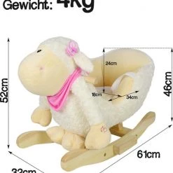 Infantastic- Hobbeldier, Schommel Schaapje, Hobbel Schaap- Muziekfunctie 11 Infantastic- Hobbeldier, Schommel Schaapje, Hobbel Schaap- Muziekfunctie -babygyms Winkel 550x638