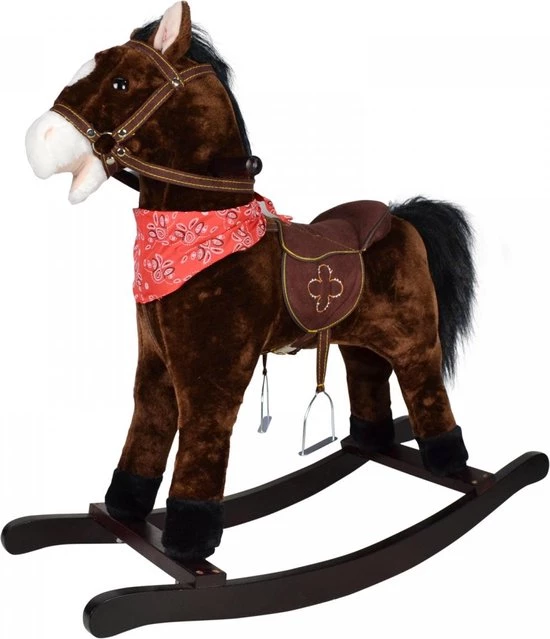 Infantastic GoodVibes - Hobbelpaard Voor Kinderen - Schommelpaard - Stevige Constructie - Knuffelzacht Met Geluidseffecten - Andalusiër Donkerbruin 13 Infantastic GoodVibes - Hobbelpaard Voor Kinderen - Schommelpaard - Stevige Constructie - Knuffelzacht Met Geluidseffecten - Andalusiër Donkerbruin - Afbeelding 13