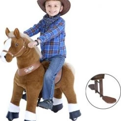 PonyCycle Lichtbruin Met Witte Bles, Groot - Ux424 9 PonyCycle Lichtbruin Met Witte Bles, Groot - Ux424 -babygyms Winkel 550x640