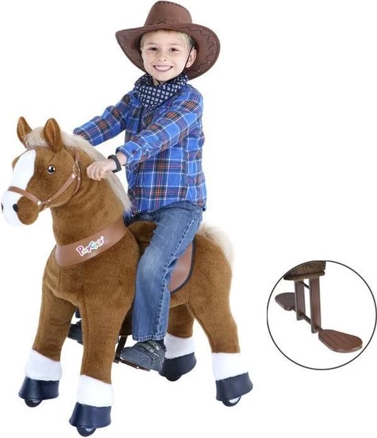 PonyCycle Lichtbruin Met Witte Bles, Groot - Ux424 5 PonyCycle Lichtbruin Met Witte Bles, Groot - Ux424 - Afbeelding 5