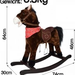 Infantastic GoodVibes - Hobbelpaard Voor Kinderen - Schommelpaard - Stevige Constructie - Knuffelzacht Met Geluidseffecten - Andalusiër Donkerbruin 16 Infantastic GoodVibes - Hobbelpaard Voor Kinderen - Schommelpaard - Stevige Constructie - Knuffelzacht Met Geluidseffecten - Andalusiër Donkerbruin -babygyms Winkel 550x651 3