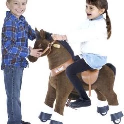 PonyCycle Donkerbruin Met Witte Bles, Klein - Ux321‎‎ -babygyms Winkel 550x656 1