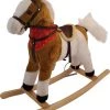 Playwood - Hobbelpaard Bont - Met Geluid En Bewegende Staart